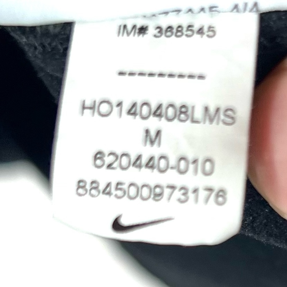 Nike Women's Dri-Fit Black Half Zip Thumb Holes Pullover Top - Picture 6 of 6